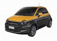 FIAT 500 Comics Yellow