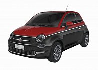 Fiat 500 Comics Red